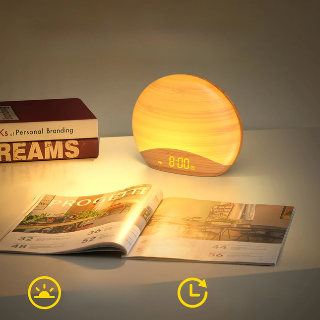 Wake-up light vækkeur med naturlyde