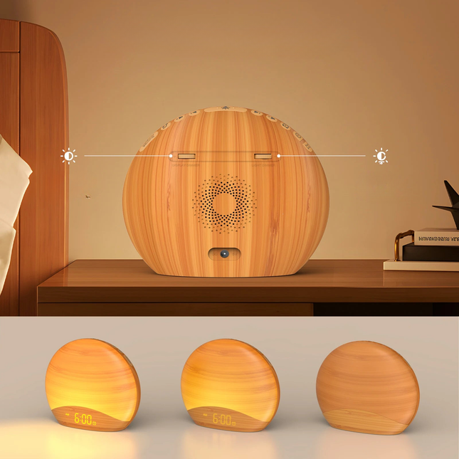 Wake-up light vækkeur med naturlyde