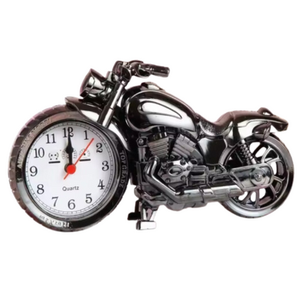 Vintage vækkeur i motorcykel design