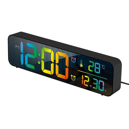 Digitalt vækkeur med dobbelt alarm funktion