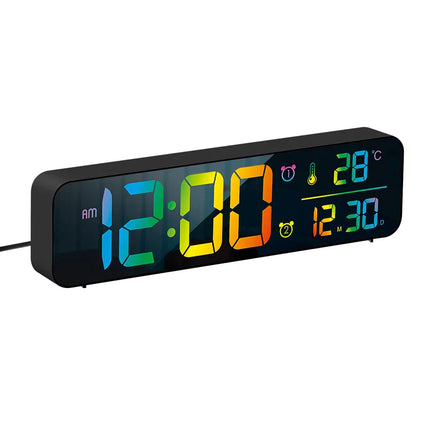 Digitalt vækkeur med dobbelt alarm funktion