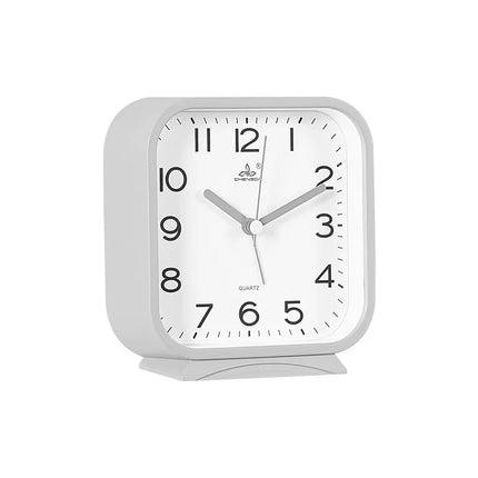 Klassisk firkantet analogt vækkeur til bordet