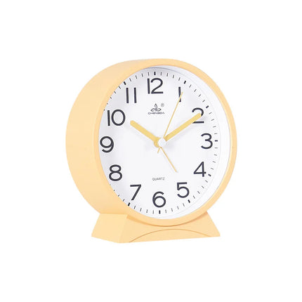 Simpelt rundt analogt vækkeur med alarm