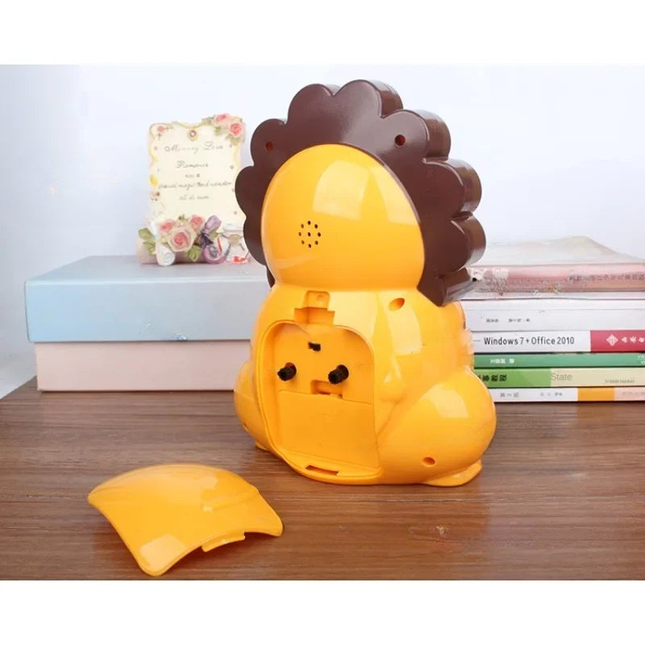 Sjovt løve vækkeur til børneværelset