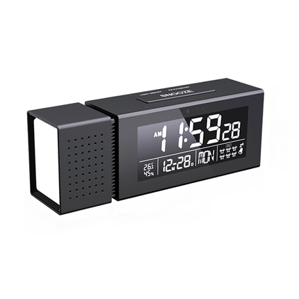 Digital clockradio med justerbart lys