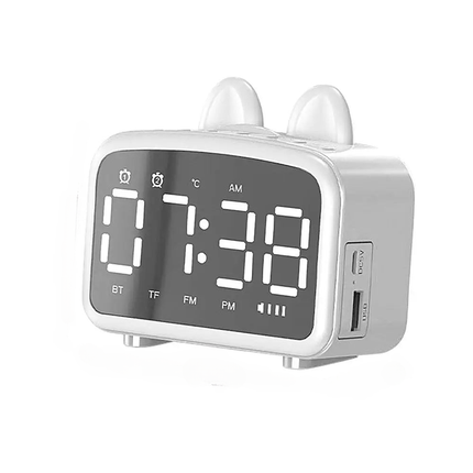 Smart digitalt kanin vækkeur med Bluetooth