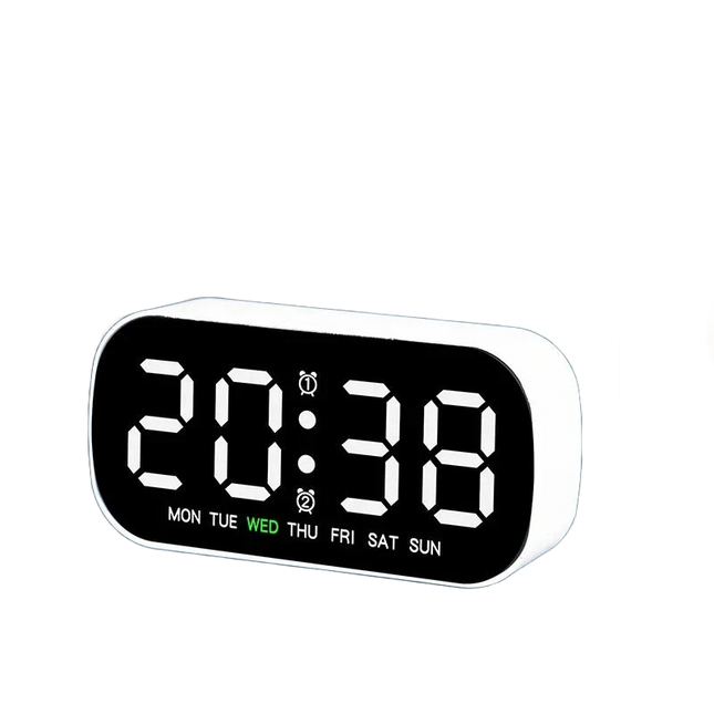 Lille moderne digitalt vækkeur med LED