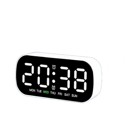 Lille moderne digitalt vækkeur med LED