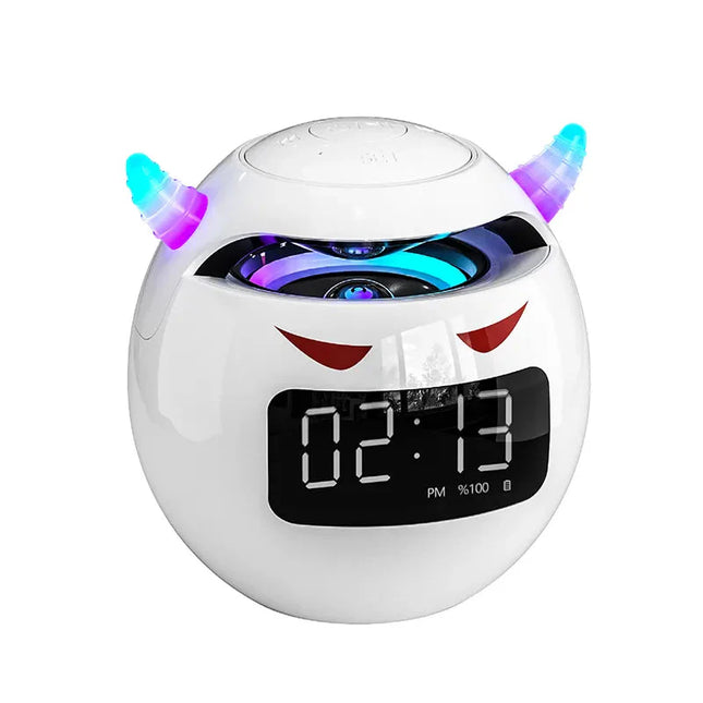 Sjov clockradio med Bluetooth højtaler