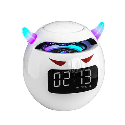 Sjov clockradio med Bluetooth højtaler