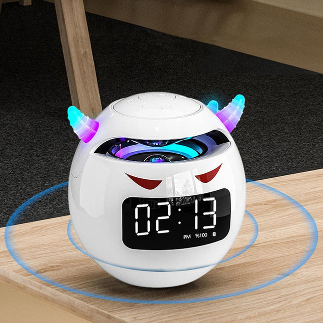 Sjov clockradio med Bluetooth højtaler