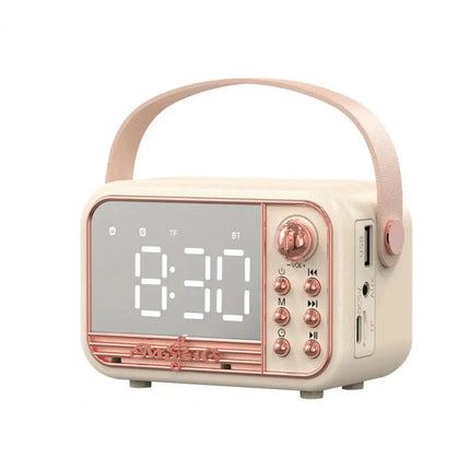 Vintage smart vækkeur med radio til børn