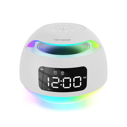 Radiovækkeur med bluetooth og farvet lys