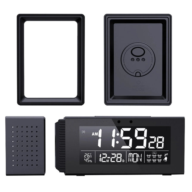 Digital clockradio med justerbart lys