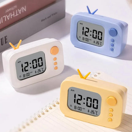 Retro TV design vækkeur til teenagere