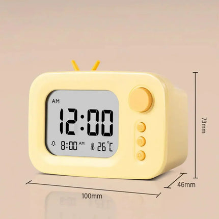 Retro TV design vækkeur til teenagere