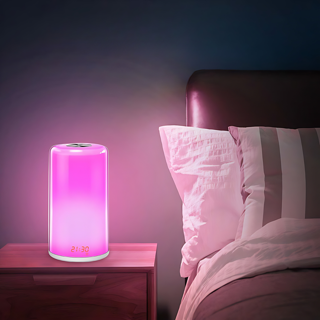 Wake-up light bordlampe til teenagere