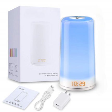 Wake-up light bordlampe til teenagere