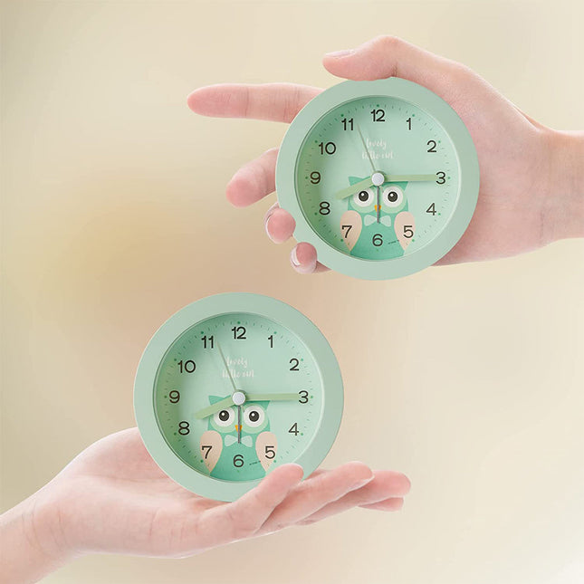 Analogt børnevækkeur med sødt design