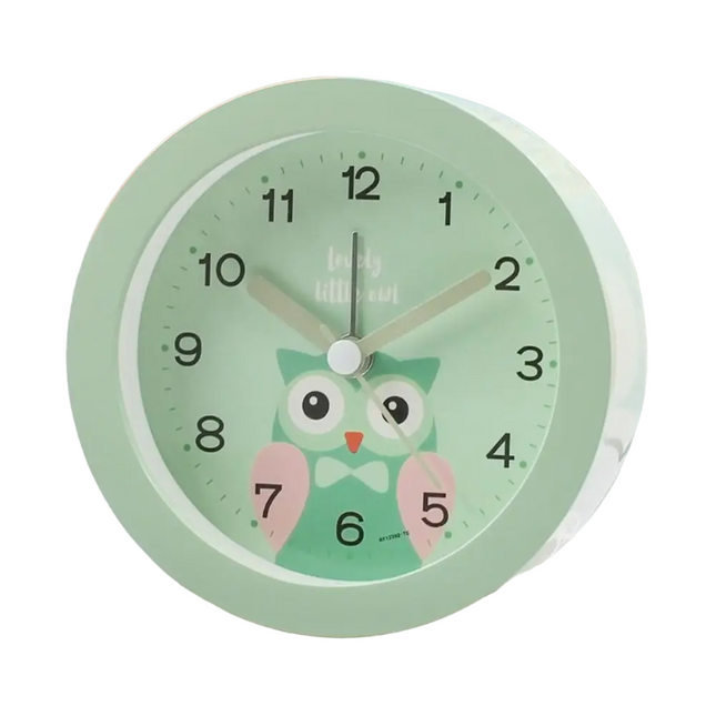 Analogt børnevækkeur med sødt design