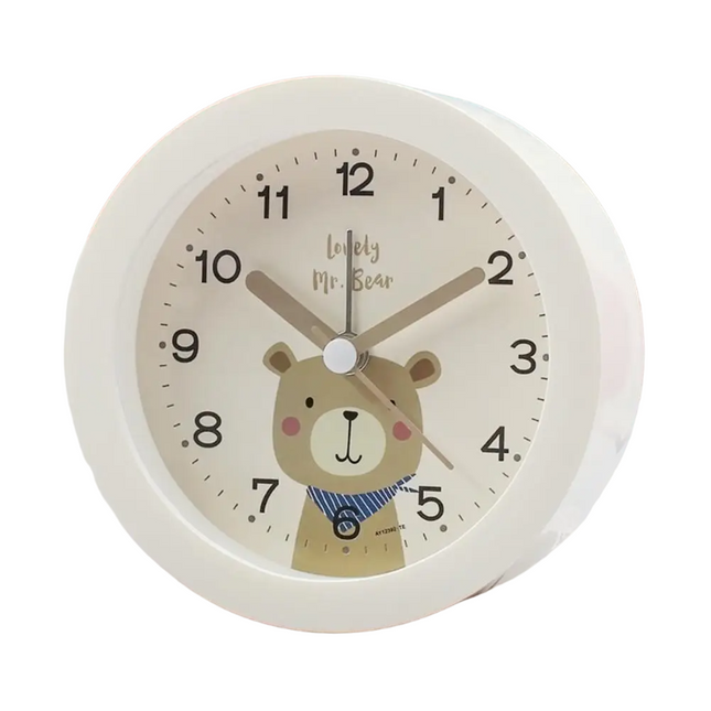 Analogt børnevækkeur med sødt design