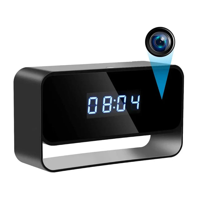 Vækkeur med spionkamera og nattesyn