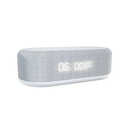 Bluetooth vækkeur i stof med oplader