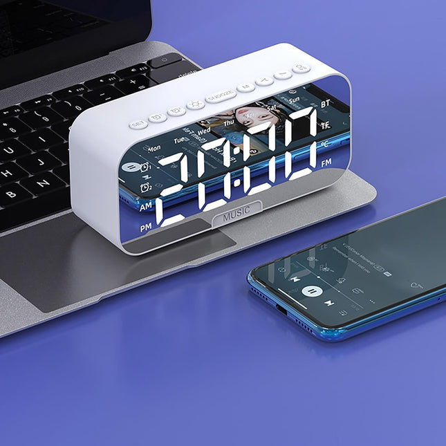 App-styret vækkeur med Bluetooth højtaler