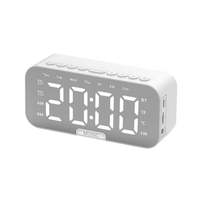 App-styret vækkeur med Bluetooth højtaler