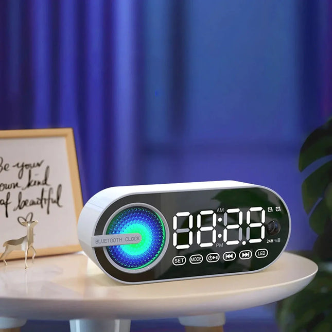 Vækkeur med FM-radio og Bluetooth