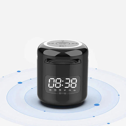 Kompakt digitalt vækkeur med Bluetooth højtaler