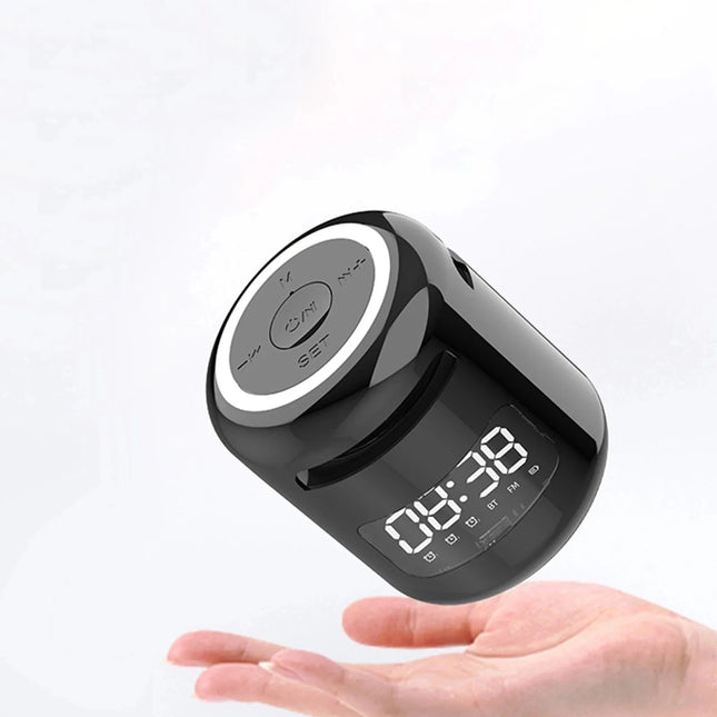 Kompakt digitalt vækkeur med Bluetooth højtaler