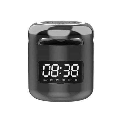 Kompakt digitalt vækkeur med Bluetooth højtaler