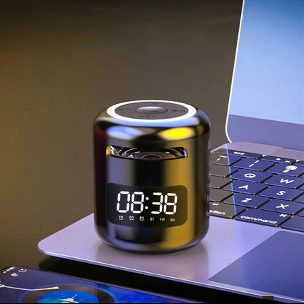 Kompakt digitalt vækkeur med Bluetooth højtaler