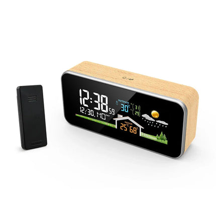 Smart digitalt vækkeur med vejrstation