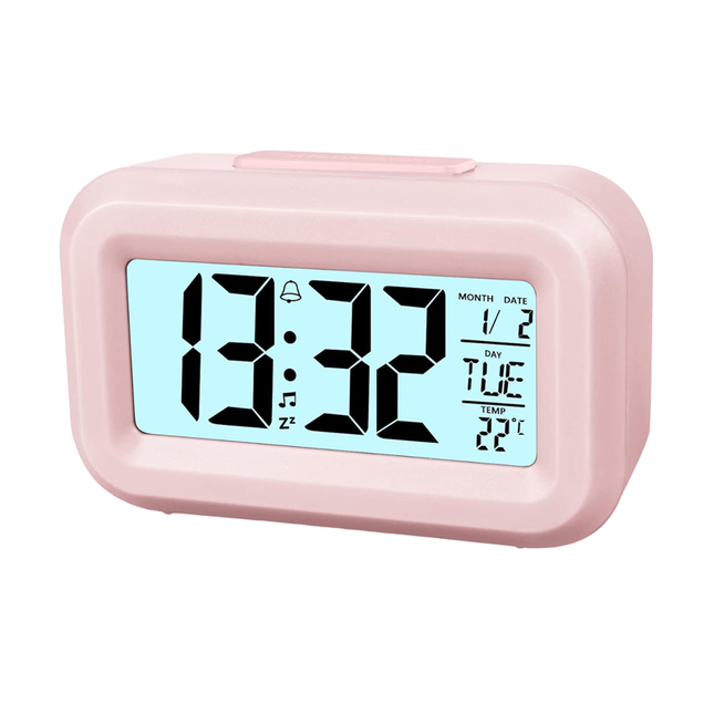 Lille rejsevækkeur med snooze funktion