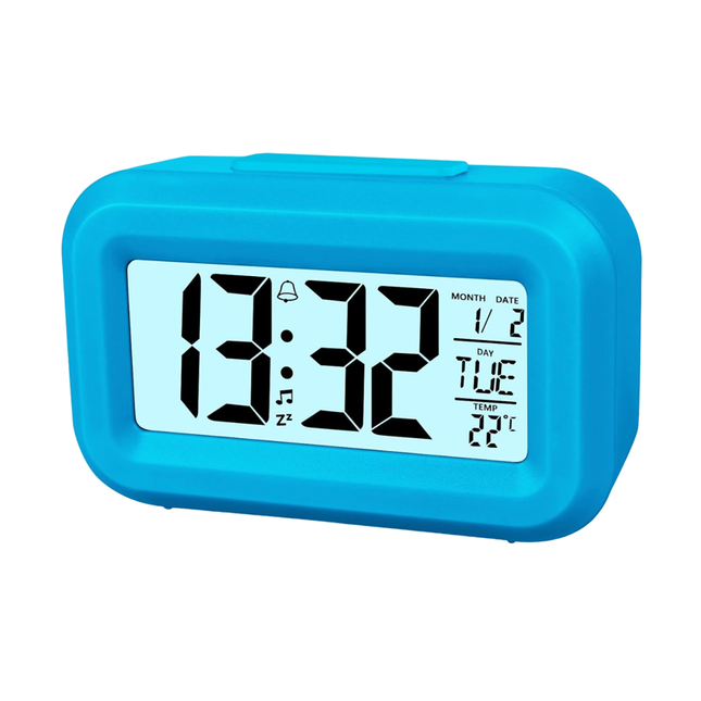 Lille rejsevækkeur med snooze funktion