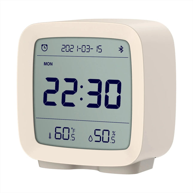 Digitalt rejsevækkeur med lys og dato