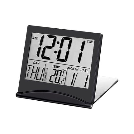 Lille foldbart digitalt rejsevækkeur