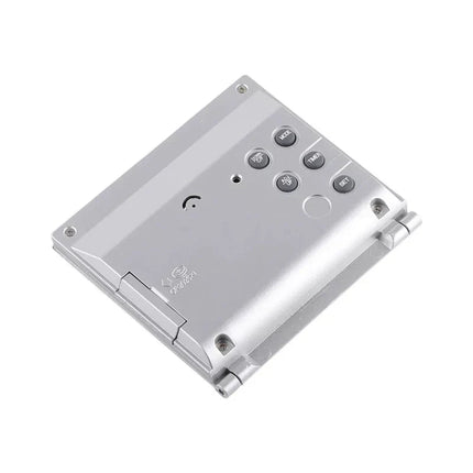 Sammenklappeligt digitalt rejsevækkeur med dato