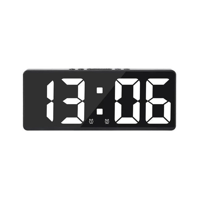 Moderne digitalt vækkeur med LED display