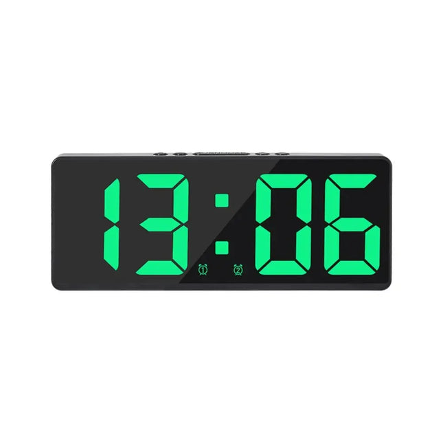 Moderne digitalt vækkeur med LED display
