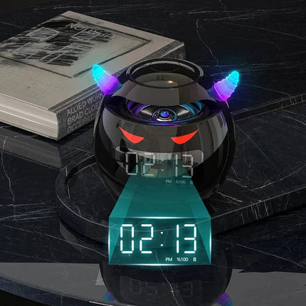Sjovt djævel vækkeur med Bluetooth