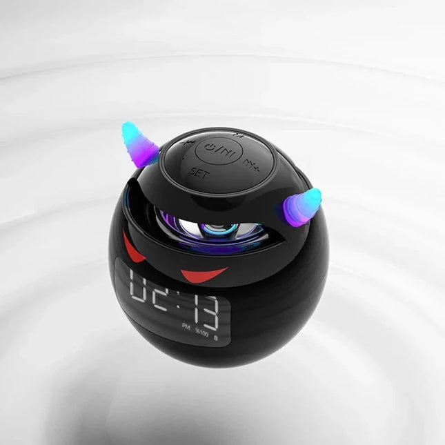 Sjovt djævel vækkeur med Bluetooth