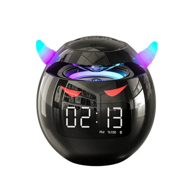 Sjovt djævel vækkeur med Bluetooth