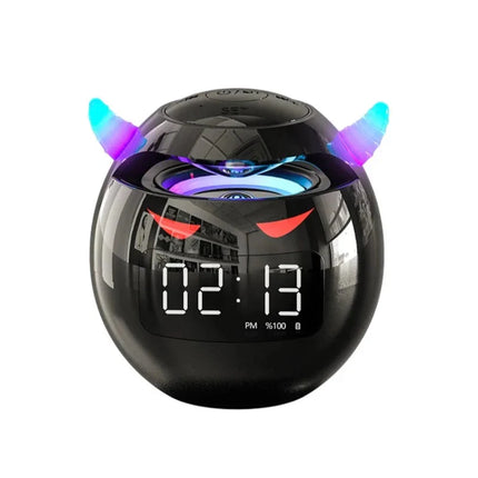 Sjovt djævel vækkeur med Bluetooth