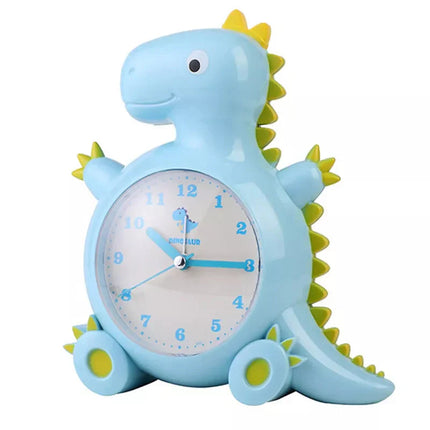 Analogt vækkeur formet som dinosaur