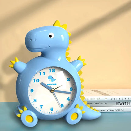 Analogt vækkeur formet som dinosaur