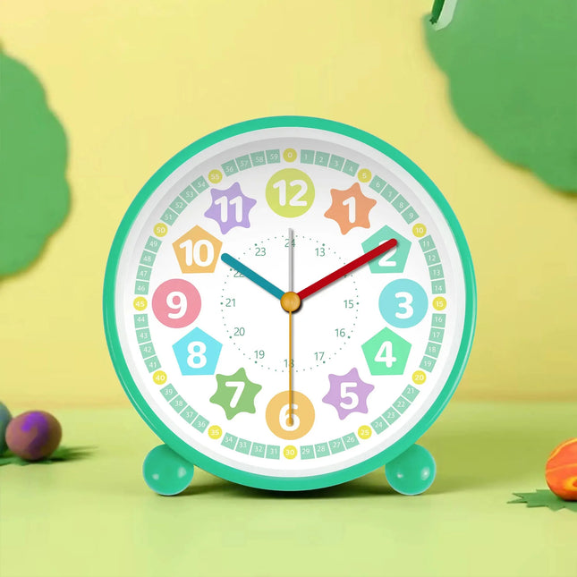 Pædagogisk vækkeur til børn lær klokken