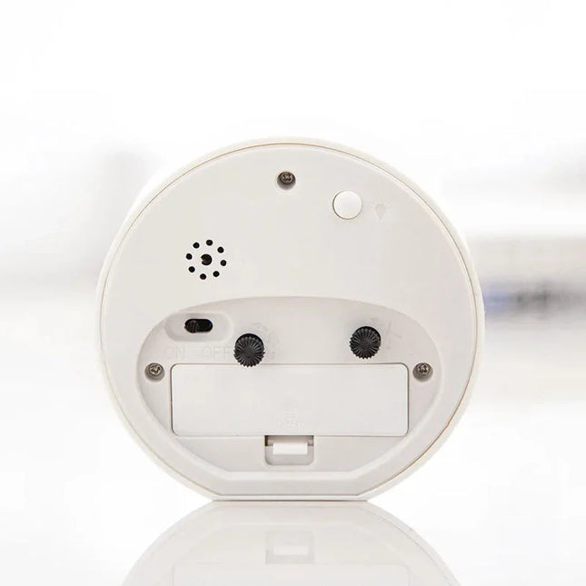 Rundt pædagogisk vækkeur til børneværelset